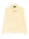 Rochas Crepe Shirt In Yellow