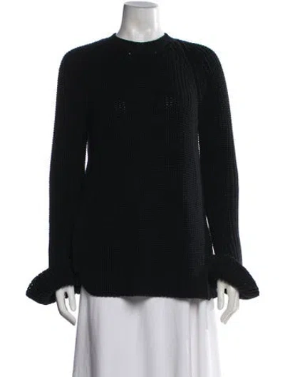 Pre-owned Rochas Crew Neck Sweater In Black