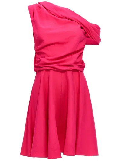 Rochas Synthetic Fibers Dress In Purple