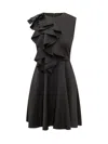 ROCHAS ROCHAS DRESS WITH DRAPING
