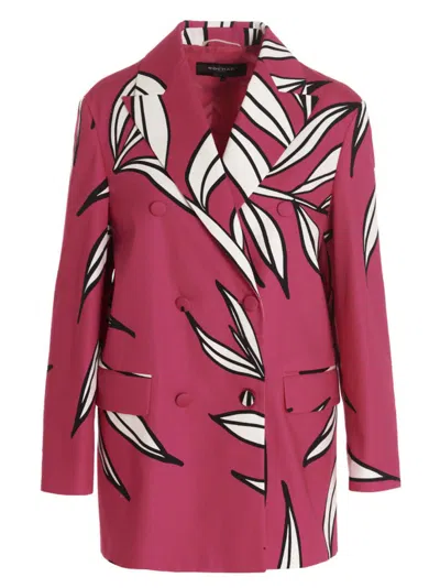 ROCHAS ROCHAS FLORAL PRINT BLAZER JACKET