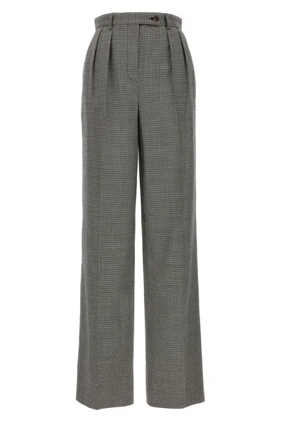 ROCHAS ROCHAS HOUNDSTOOTH PANTS