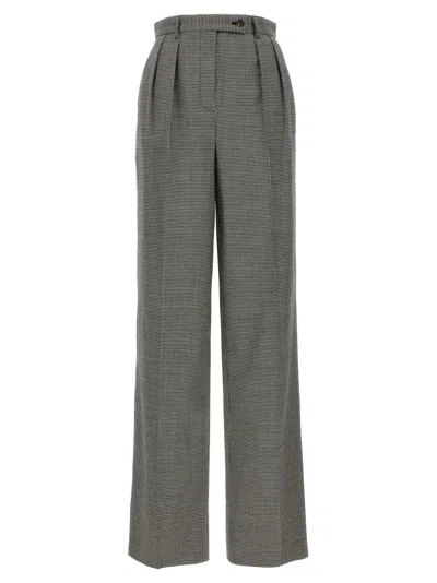 Rochas Houndstooth Pants In Black