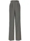 Rochas Puppytooth-pattern Virgin Wool Trousers In Black