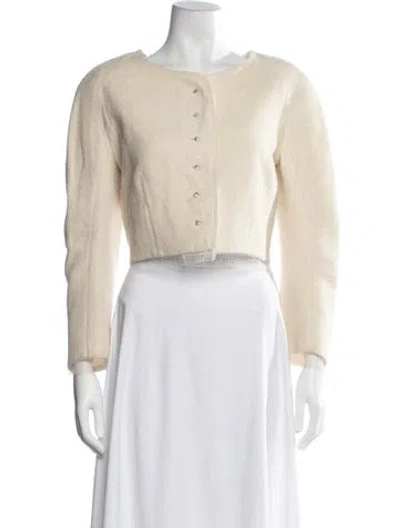 Pre-owned Rochas Jacket In Neutrals