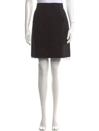 Pre-owned Rochas Knee-length Skirt In Black