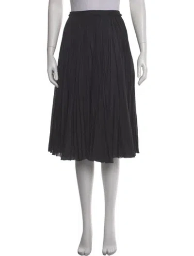 Pre-owned Rochas Knee-length Skirt In Gray