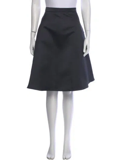 Pre-owned Rochas Knee-length Skirt In Gray