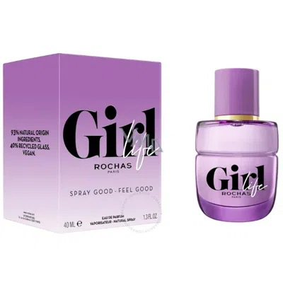 Rochas Ladies Girl Life Edp Spray 1.3 oz Fragrances 3386460137379 In Amber / Pink