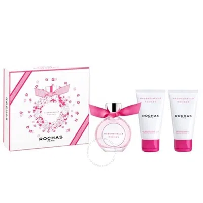 Rochas Ladies Mademoiselle  Gift Set Fragrances 3386460112840 In White