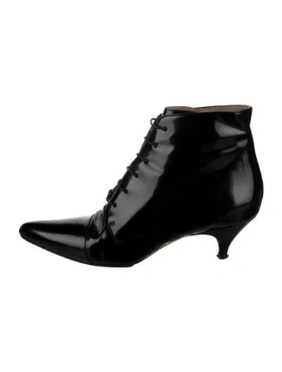 Pre-owned Rochas Leather Boots In Black
