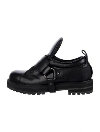 Pre-owned Rochas Leather Oxfords In Black