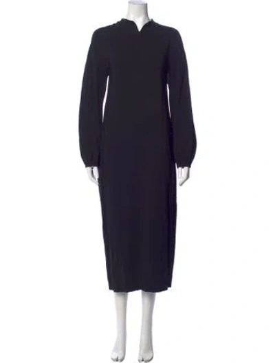 Pre-owned Rochas Long Dress In Black