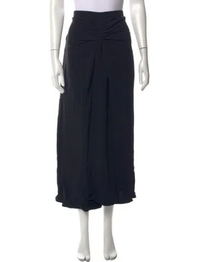 Pre-owned Rochas Long Skirt In Black