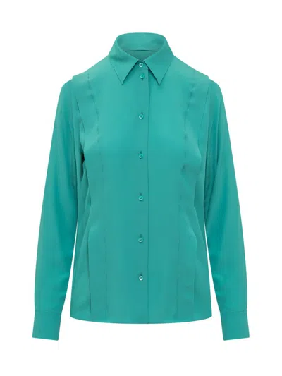 Rochas Long Sleeve Shirt In Green