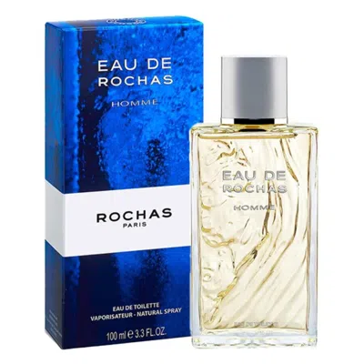 Rochas Men's Eau De  Edt Spray 3.3 oz Fragrances 3139420002503 In Transparent