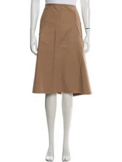 Pre-owned Rochas Midi Length Skirt In Neutrals