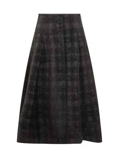 Rochas Midi Skirt In Black