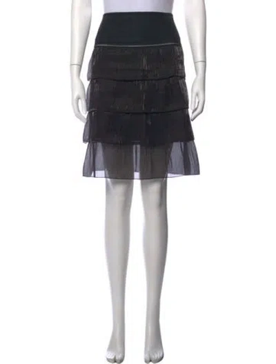 Pre-owned Rochas Mini Skirt In Black