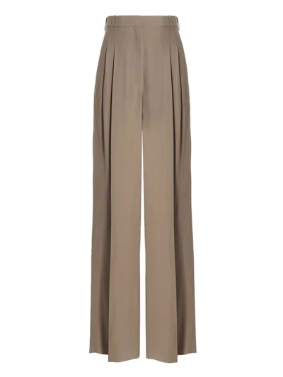 ROCHAS ROCHAS PIN TUCK PANTS