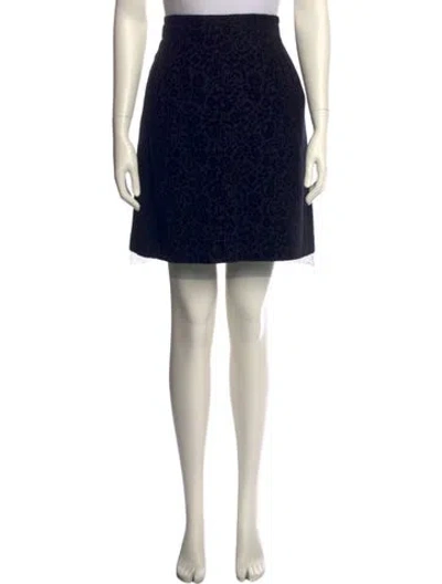 Pre-owned Rochas Printed Knee-length Skirt In Multi