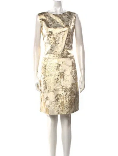 Pre-owned Rochas Printed Mini Dress