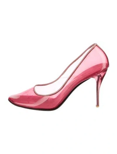 Pre-owned Rochas Pvc Pumps In Pink