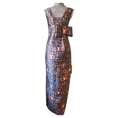 Pre-owned Rochas Runway Fall/winter 2012 Dress � New With Tags � Made In Italy In Gray