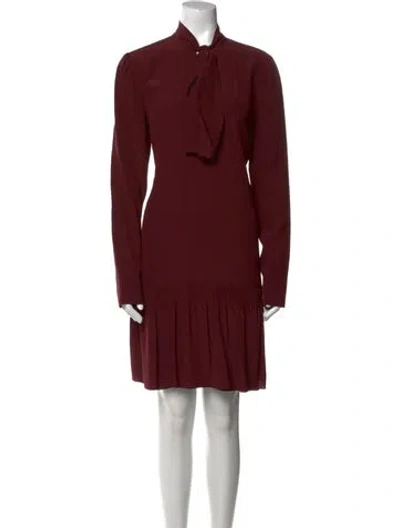 Pre-owned Rochas Silk Knee-length Dress In Multi