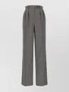 Rochas Trousers Checked Wide Leg
