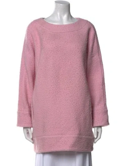Pre-owned Rochas Virgin Wool Mini Dress In Pink