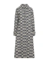 Rochas Woman Coat Midnight Blue Size 4 Virgin Wool In Blue