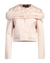 Rochas Woman Jacket Blush Size 6 Polyester In Pink