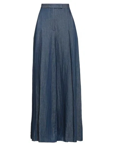 Rochas Woman Jeans Blue Size 10 Cotton