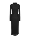 Rochas Woman Maxi Dress Black Size 8 Viscose In Black