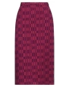 Rochas Woman Midi Skirt Fuchsia Size 10 Virgin Wool
