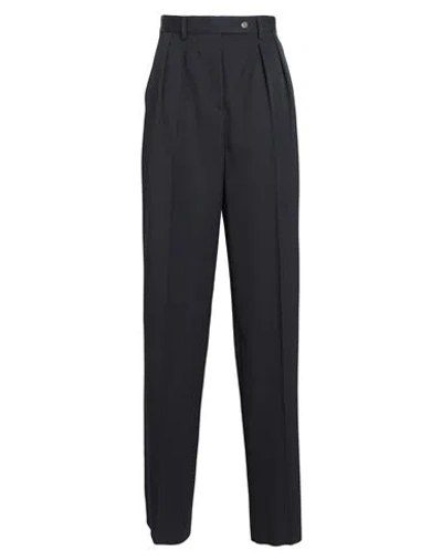 Rochas Woman Pants Black Size 10 Virgin Wool In Black