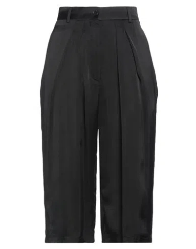 Rochas Woman Pants Black Size 4 Cupro