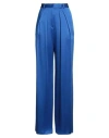 Rochas Woman Pants Blue Size 6 Acetate, Rayon