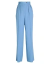 Rochas Woman Pants Light Blue Size 8 Virgin Wool In Blue