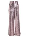 Rochas Woman Pants Purple Size 8 Polyester, Polyamide In Purple