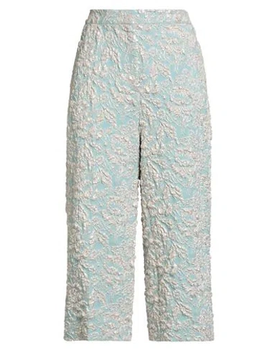 Rochas Woman Pants Turquoise Size 4 Polyester, Polyamide, Elastane In Blue