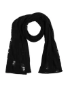 Rochas Woman Scarf Black Size - Acrylic, Wool, Polyamide