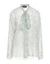 Rochas Woman Shirt Light Green Size 8 Polyester In Green