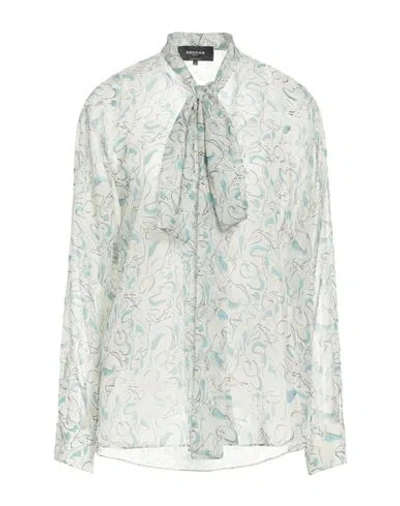 Rochas Woman Shirt Light Green Size 8 Polyester