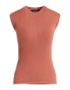 Rochas Woman Sweater Antique Rose Size S Cashmere In Pink