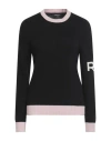 Rochas Woman Sweater Black Size L Lambswool, Cashmere