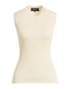 Rochas Woman Sweater Cream Size S Cashmere In White