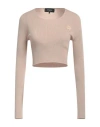 ROCHAS ROCHAS WOMAN SWEATER GOLD SIZE M VISCOSE, POLYAMIDE, LUREX