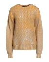 Rochas Woman Sweater Marigold Size S Wool, Polyamide In Yellow